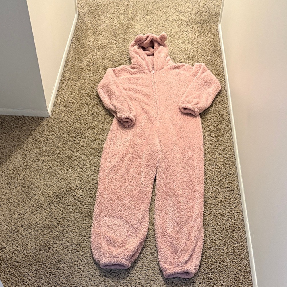 Cozy Pink Kids One Piece